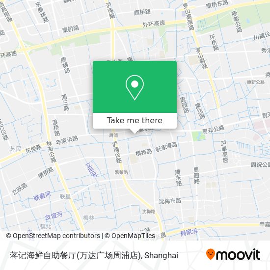 蒋记海鲜自助餐厅(万达广场周浦店) map