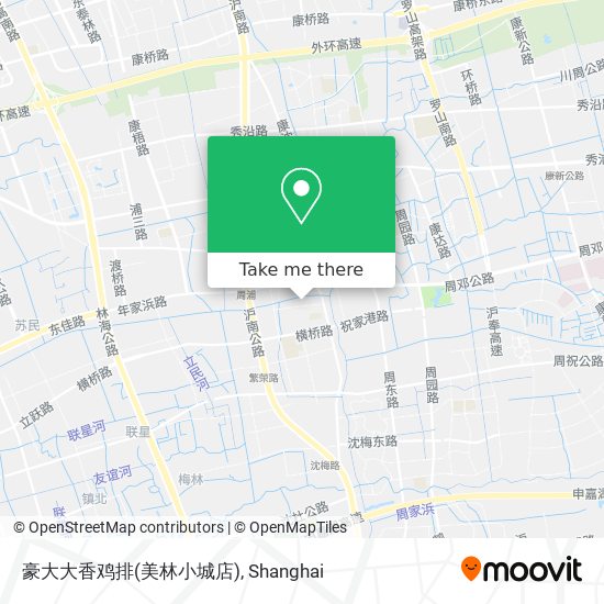 豪大大香鸡排(美林小城店) map