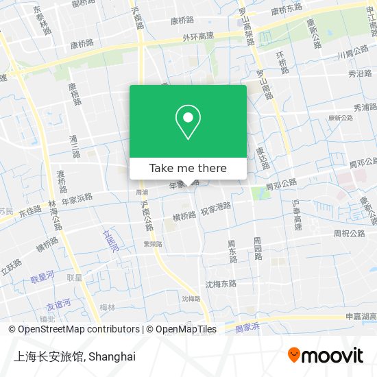 上海长安旅馆 map