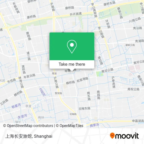 上海长安旅馆 map