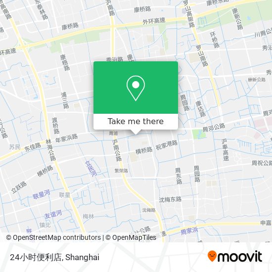 24小时便利店 map