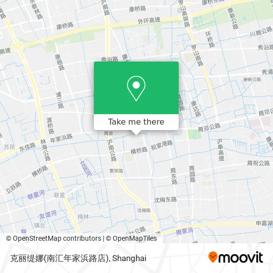 克丽缇娜(南汇年家浜路店) map