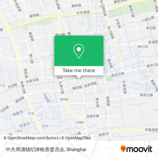 中共周浦镇纪律检查委员会 map