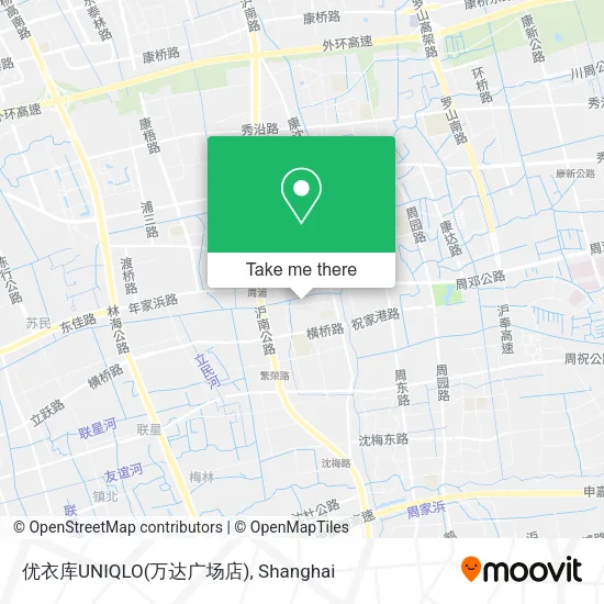 优衣库UNIQLO(万达广场店) map