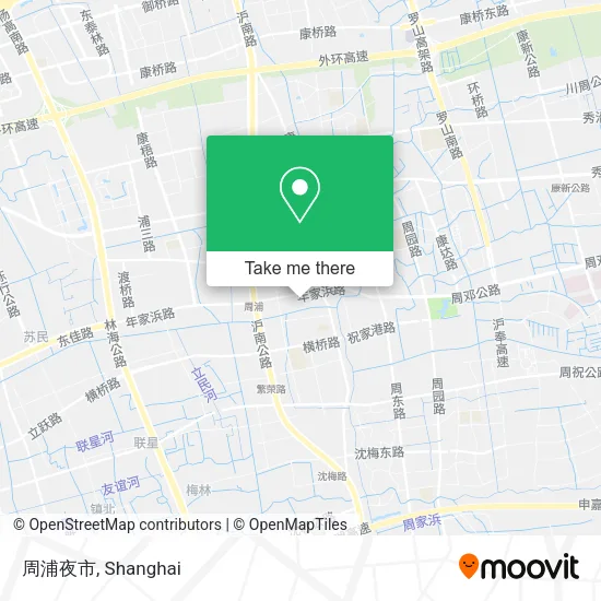 周浦夜市 map