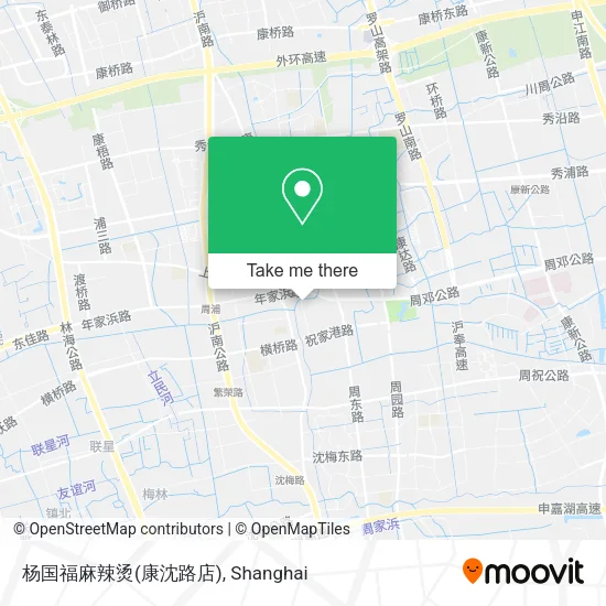 杨国福麻辣烫(康沈路店) map