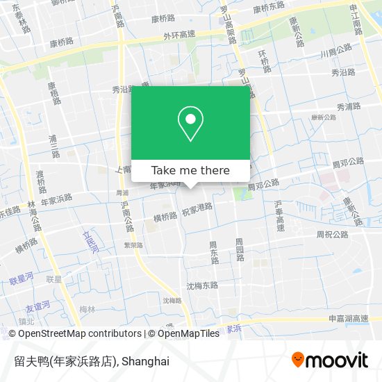 留夫鸭(年家浜路店) map