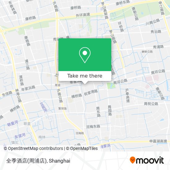 全季酒店(周浦店) map