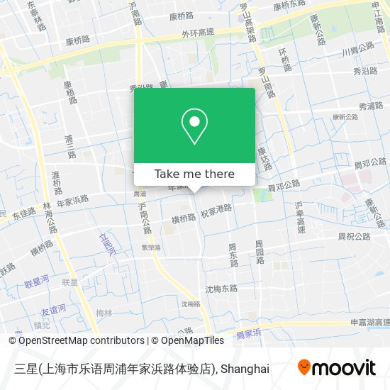 三星(上海市乐语周浦年家浜路体验店) map