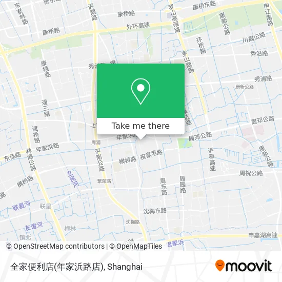 全家便利店(年家浜路店) map