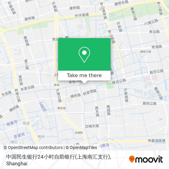 中国民生银行24小时自助银行(上海南汇支行) map