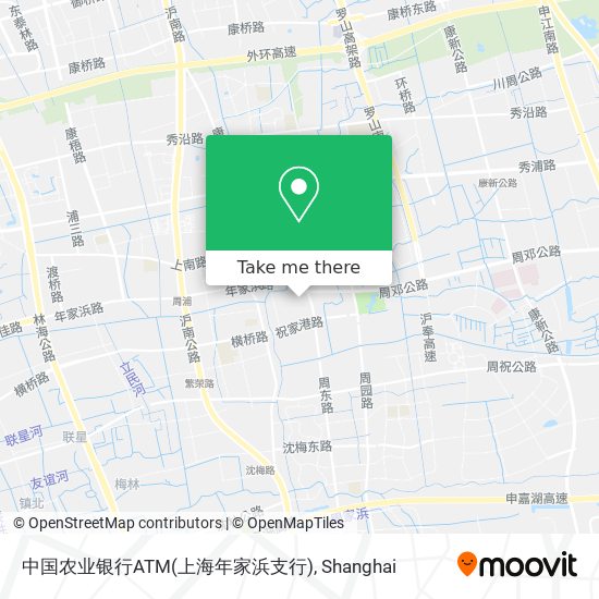 中国农业银行ATM(上海年家浜支行) map