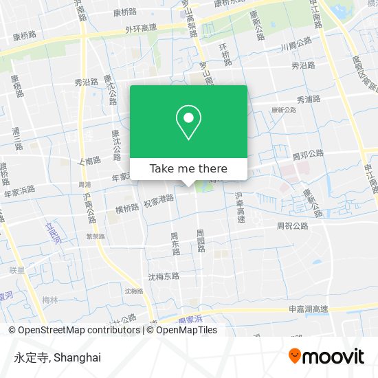 永定寺 map