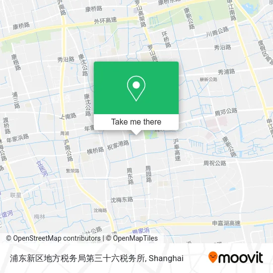 浦东新区地方税务局第三十六税务所 map