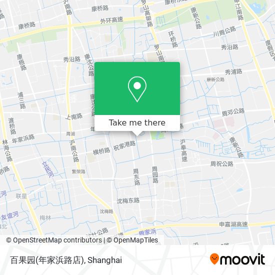 百果园(年家浜路店) map
