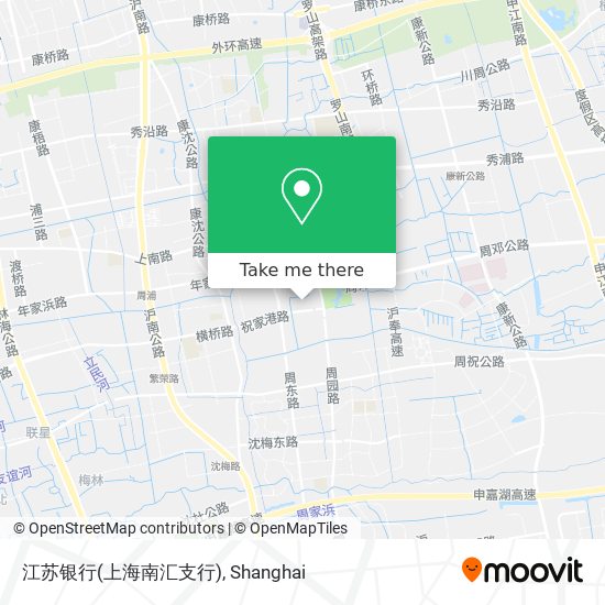 江苏银行(上海南汇支行) map