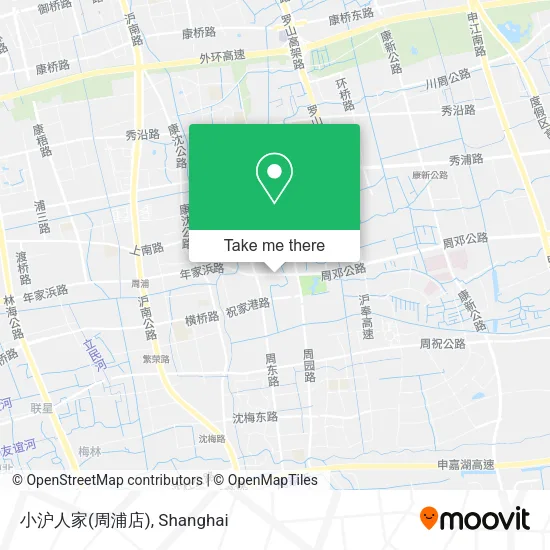 小沪人家(周浦店) map