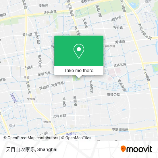 天目山农家乐 map