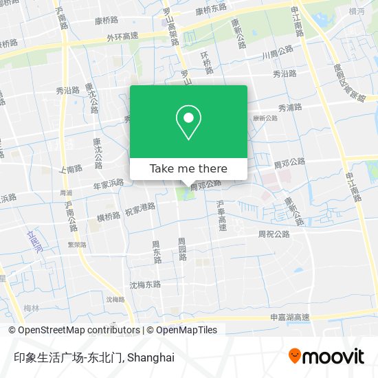 印象生活广场-东北门 map