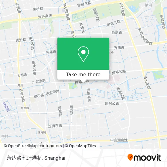 康达路七灶港桥 map