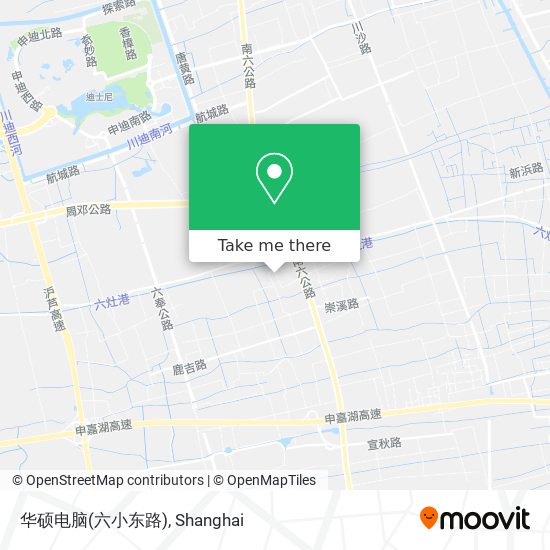 华硕电脑(六小东路) map