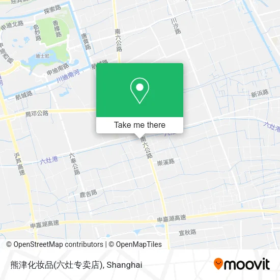 熊津化妆品(六灶专卖店) map