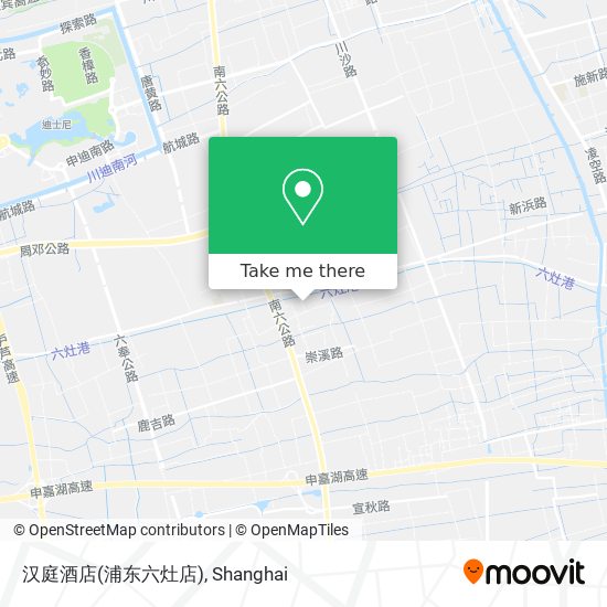 汉庭酒店(浦东六灶店) map