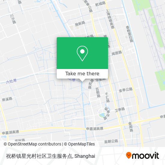 祝桥镇星光村社区卫生服务点 map