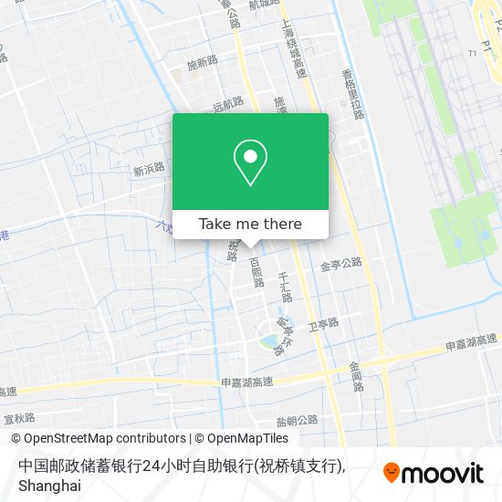 中国邮政储蓄银行24小时自助银行(祝桥镇支行) map