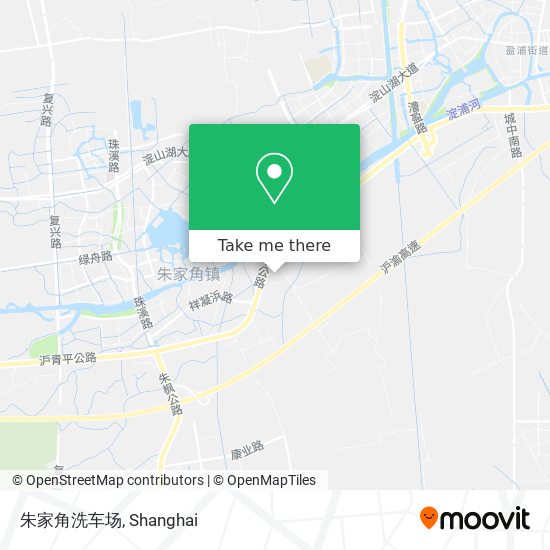 朱家角洗车场 map