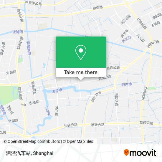 泗泾汽车站 map