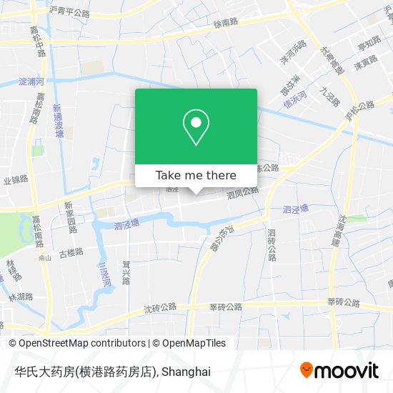 华氏大药房(横港路药房店) map