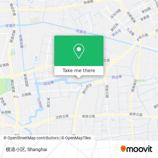 横港小区 map