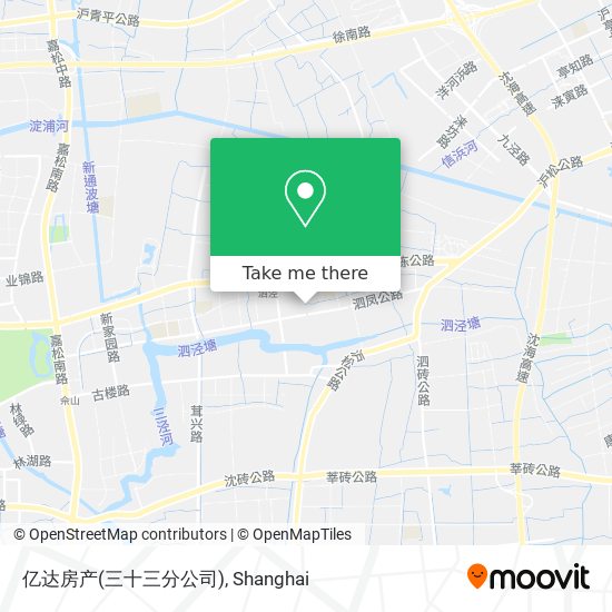 亿达房产(三十三分公司) map