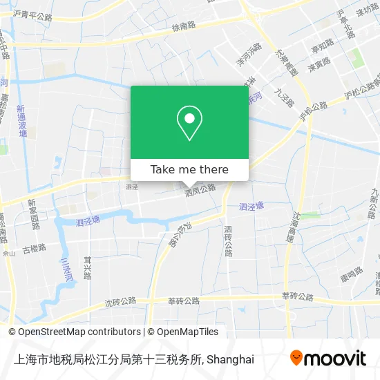 上海市地税局松江分局第十三税务所 map