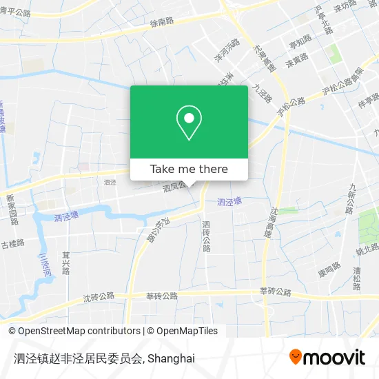泗泾镇赵非泾居民委员会 map