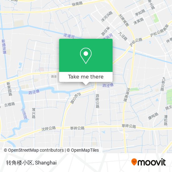 转角楼小区 map