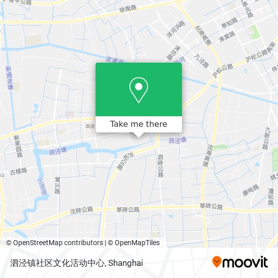 泗泾镇社区文化活动中心 map