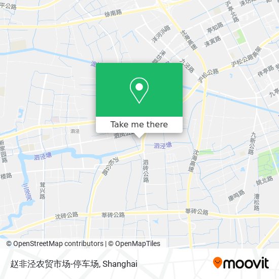 赵非泾农贸市场-停车场 map