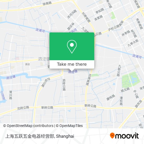 上海五跃五金电器经营部 map