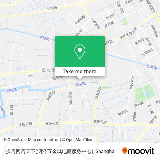 搜房网房天下(泗泾五金城电商服务中心) map