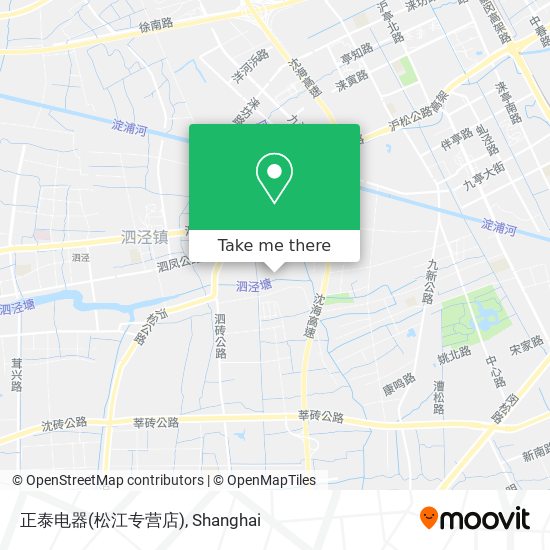 正泰电器(松江专营店) map