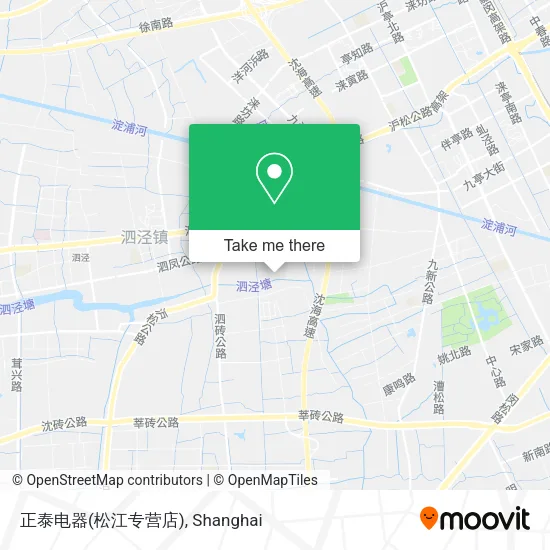 正泰电器(松江专营店) map