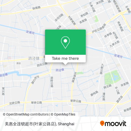 美惠全连锁超市(叶家公路店) map