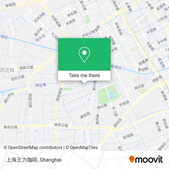 上海王力咖啡 map