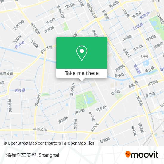 鸿福汽车美容 map