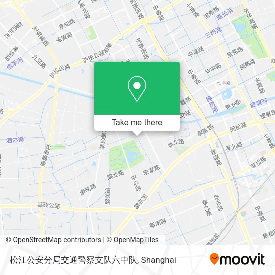 松江公安分局交通警察支队六中队 map