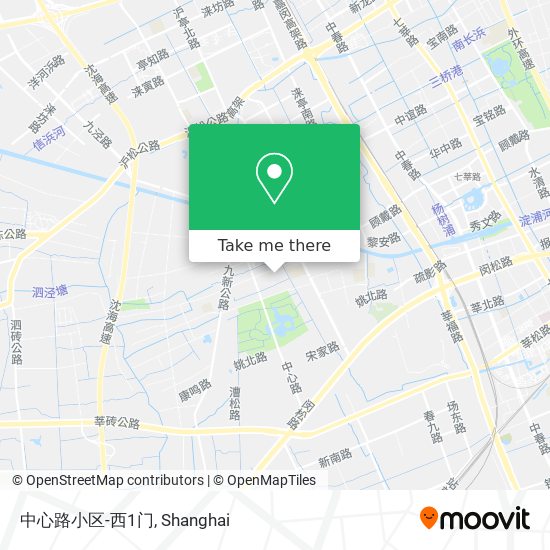 中心路小区-西1门 map