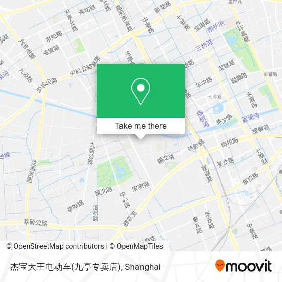 杰宝大王电动车(九亭专卖店) map