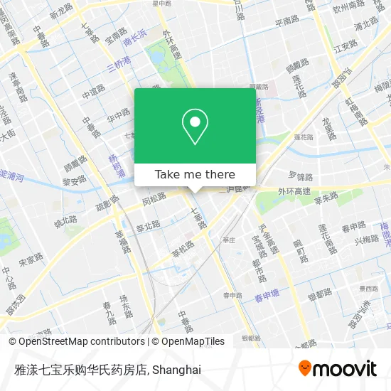 雅漾七宝乐购华氏药房店 map